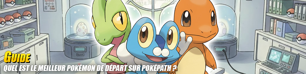 Salamèche, Arcko et Grenousse, Pokémon de départ dans PokéPath